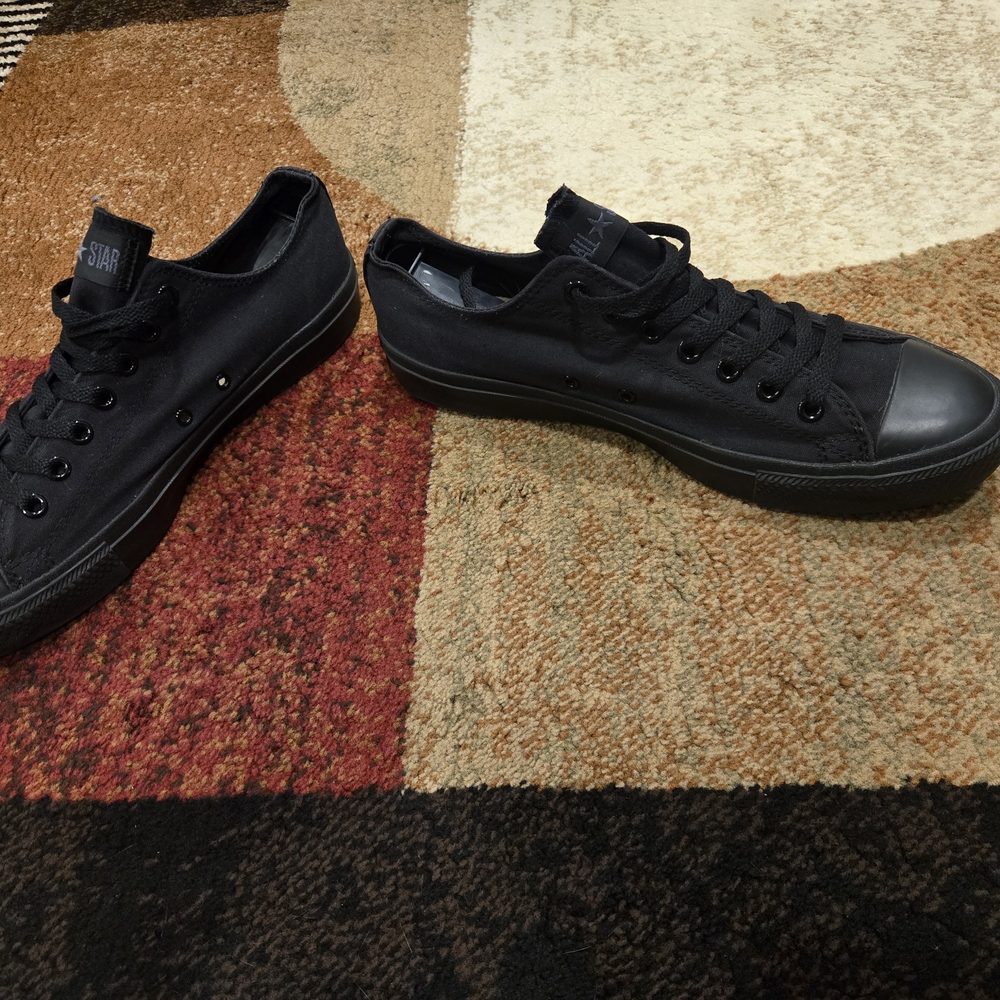 Converse All Star Black Canvas Sneakers - Picture 5 of 11